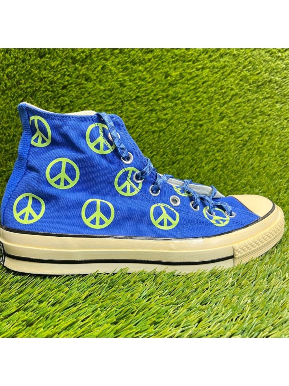 Converse Chuck 70 High Mens Size 8.5 Blue Green Athletic Skate‎ Shoes Sneakers